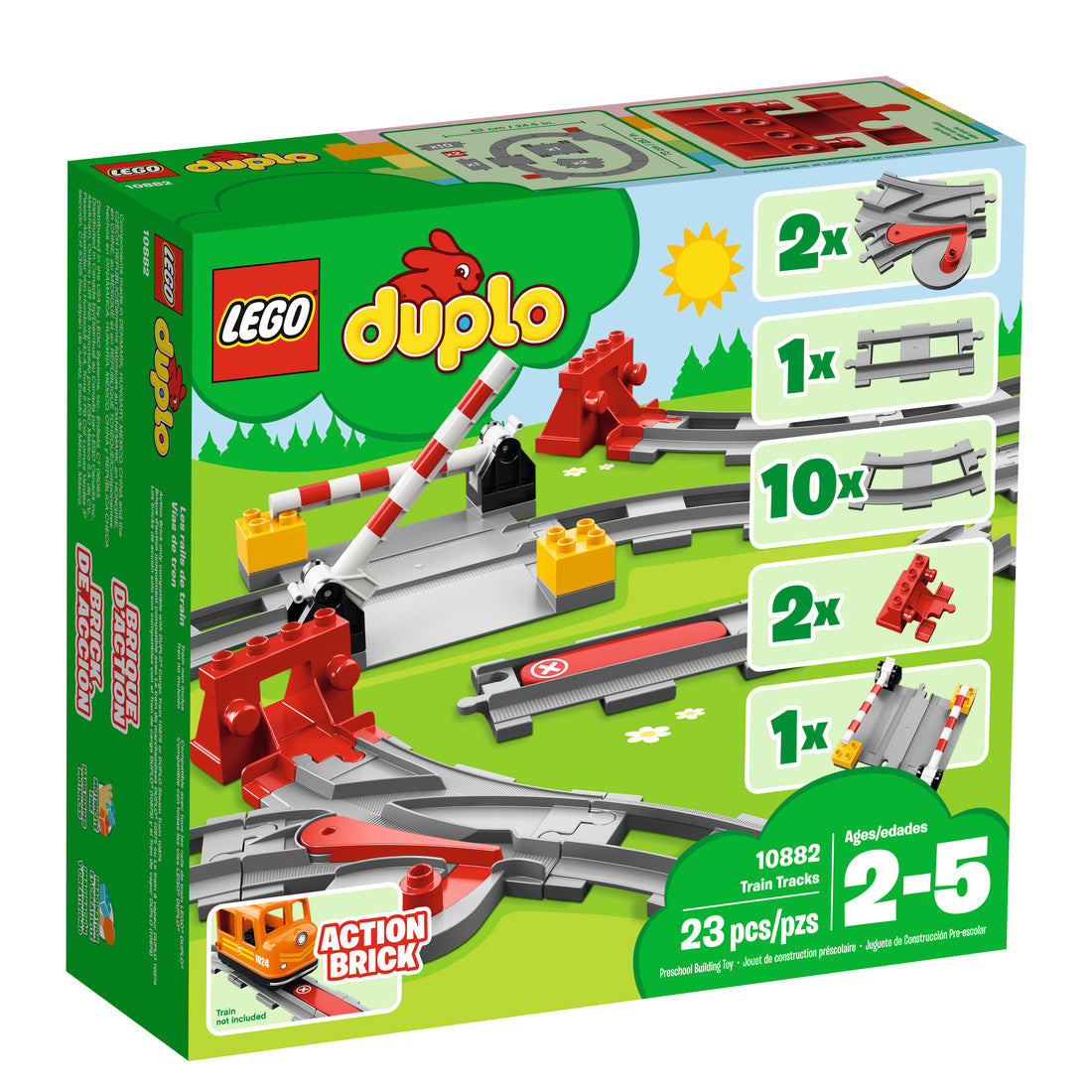 10882 LEGO® DUPLO Train Tracks