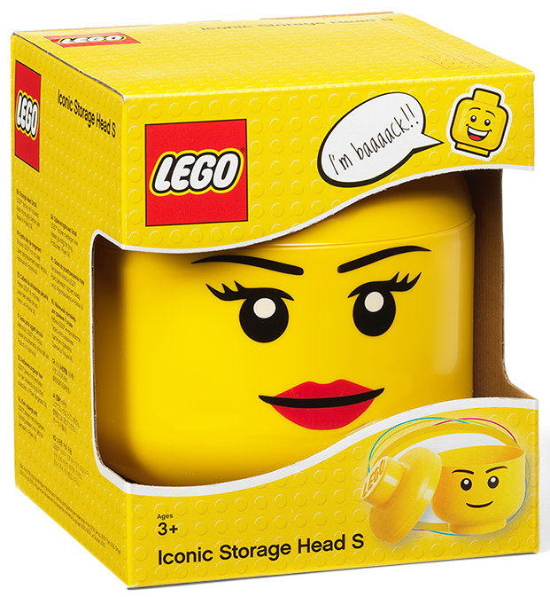 LEGO Storage Head Girl