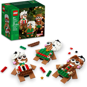 40602 LEGO® Gingerbread Ornaments - Christmas Tree Ornaments Building Set for Kids, Boys & Girls, Ages 6+