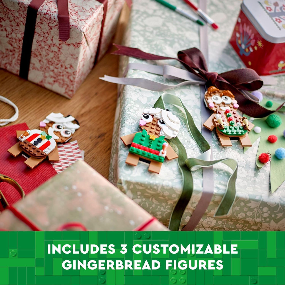40602 LEGO® Gingerbread Ornaments - Christmas Tree Ornaments Building Set for Kids, Boys & Girls, Ages 6+