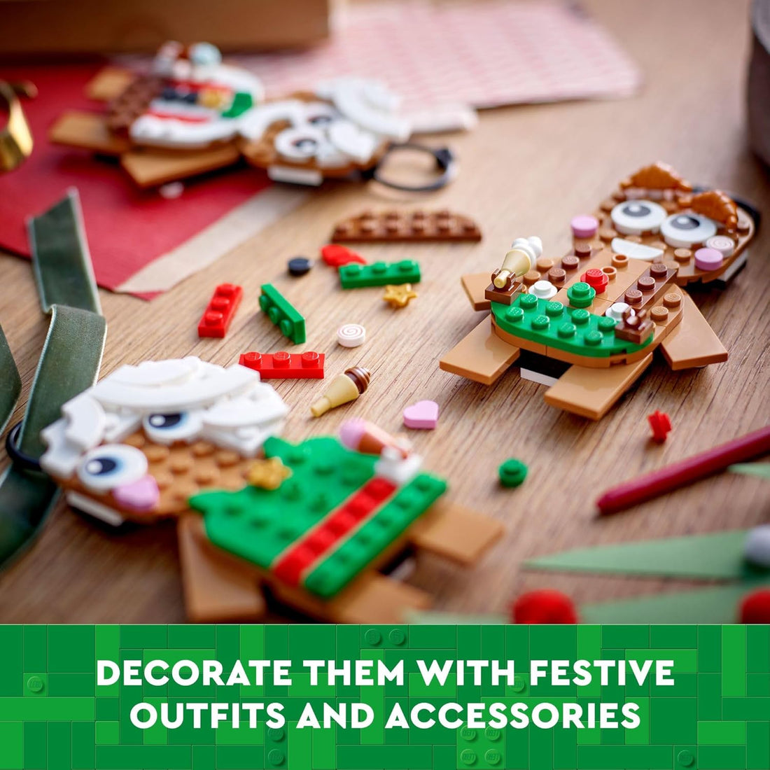 40602 LEGO® Gingerbread Ornaments - Christmas Tree Ornaments Building Set for Kids, Boys & Girls, Ages 6+