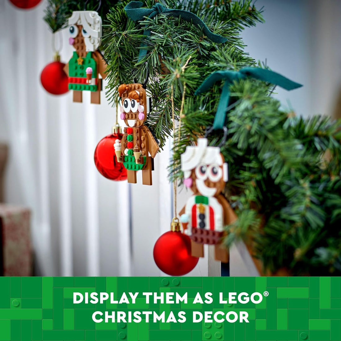 40602 LEGO® Gingerbread Ornaments - Christmas Tree Ornaments Building Set for Kids, Boys & Girls, Ages 6+