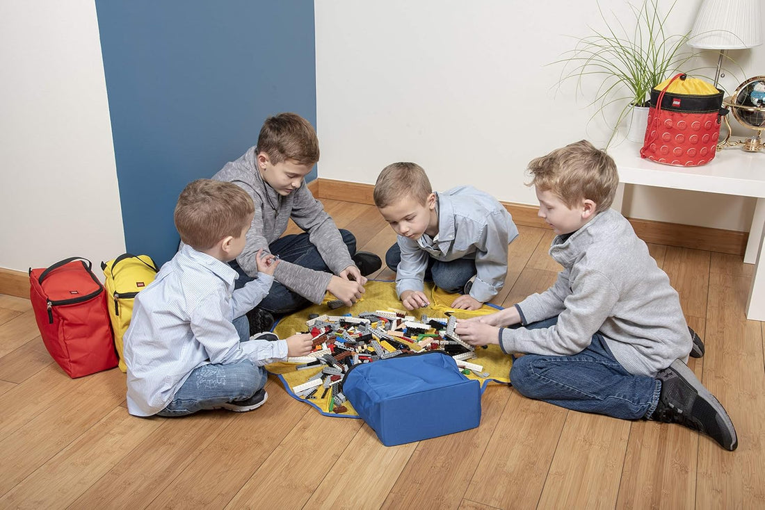 LEGO® Unisex Storage 4-Piece Organizer Tote Bag and Playmat