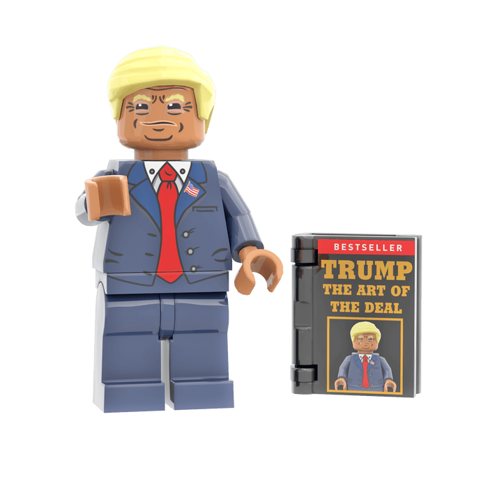 President Donald Trump -  Custom Printed Minifig - Made Using LEGO® Parts