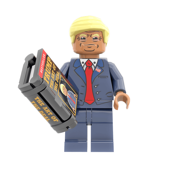 President Donald Trump -  Custom Printed Minifig - Made Using LEGO® Parts
