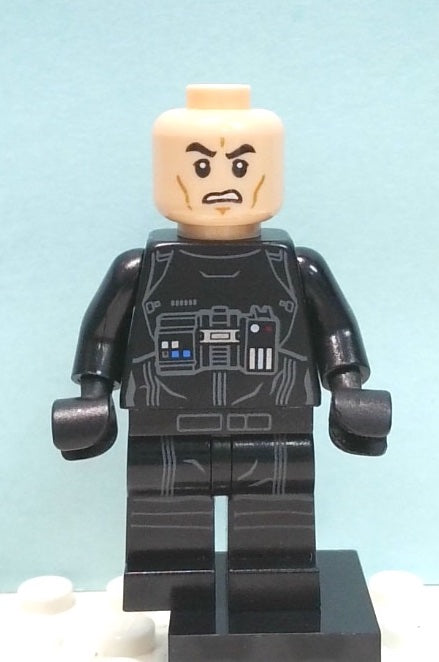 Minifig sw0860 - First Order TIE Pilot, Two Red Stripes on Helmet