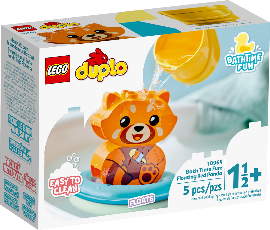 10964 LEGO¨ DUPLO¨ My First Bath Time Fun: Floating Red Panda